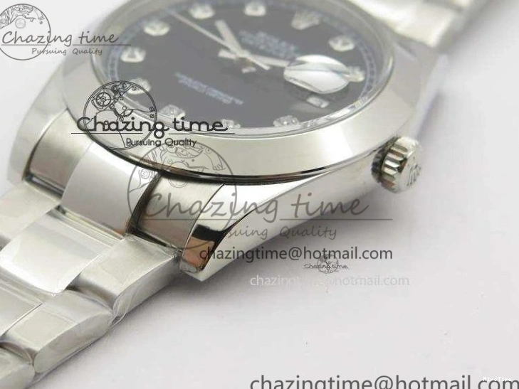 MiroTime 0323 DailyWear DateJust 41mm 126300 SS Noob 1:1 Best Edition Black Dial Diam Markers On SS Bracelet A 3587